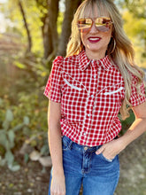 The Gingham gang pearl snap