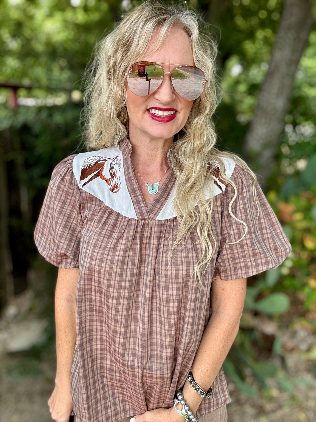The Hickory horse blouse