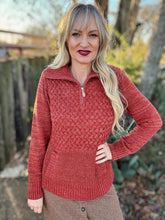 The Caliber cable knit pullover~2 colors