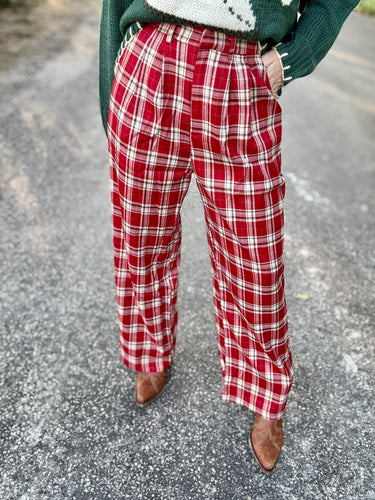 The Holly Plaid pants