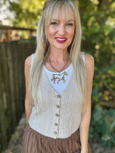 The Oatmilk sweater vest