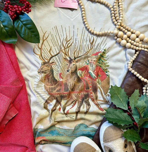 Vintage Santa tee