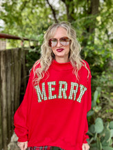 The MERRY plaid pullover
