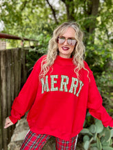 The MERRY plaid pullover