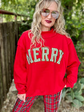 The MERRY plaid pullover