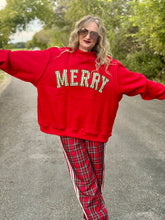 The MERRY plaid pullover