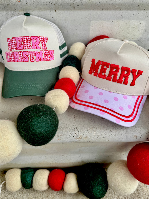 The MERRY MERRY caps