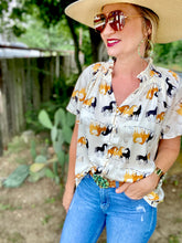 The Hickory horse blouse