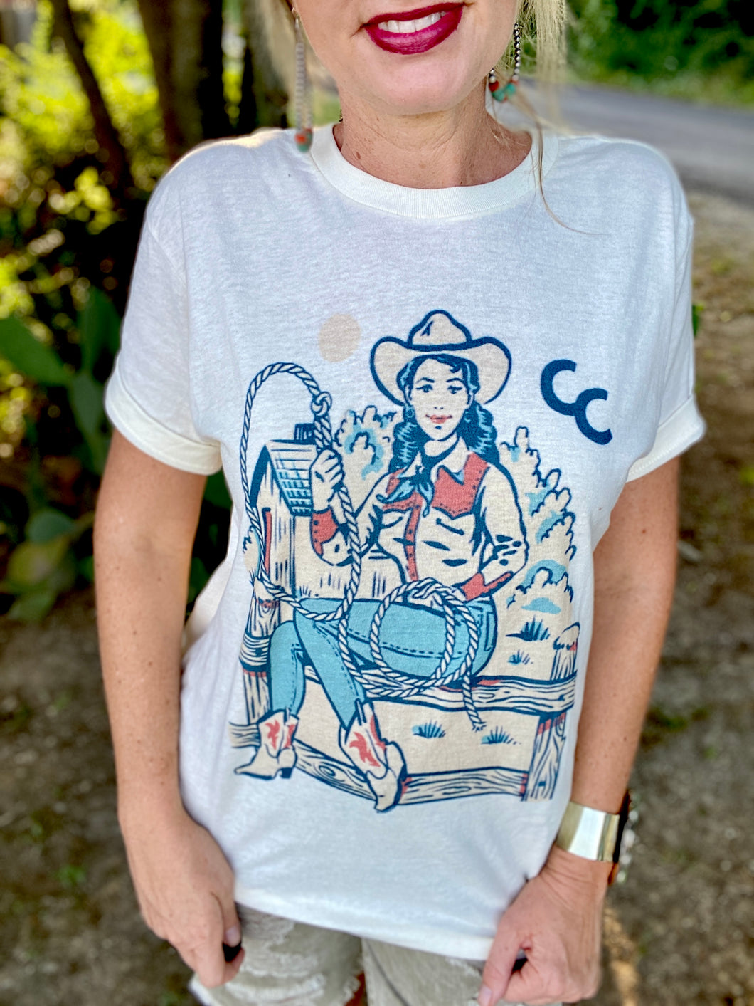 The Clearwater cowgirl tee