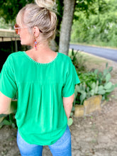 The Green Valley blouse