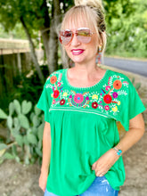 The Green Valley blouse