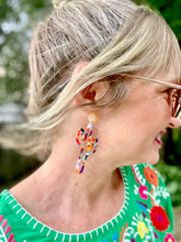 The Color cactus earrings