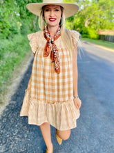 The Prairie plaid dress