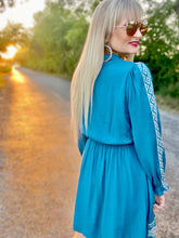 The Teal tides dress