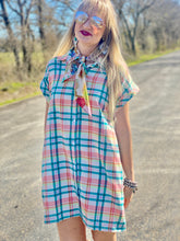 The parchment plaid dress