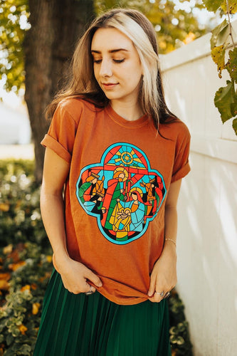 The Sacred stained glass tee