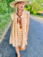 The Prairie plaid dress