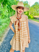 The Prairie plaid dress