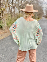 The mint mountain blouse