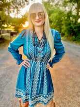 The Teal tides dress