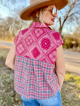 The raspberry farm blouse
