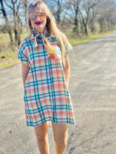 The parchment plaid dress