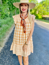 The Prairie plaid dress