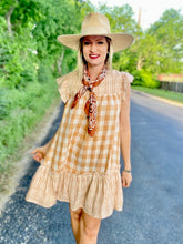 The Prairie plaid dress